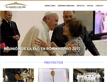 Tablet Screenshot of fundacionlonuestroalaolla.com